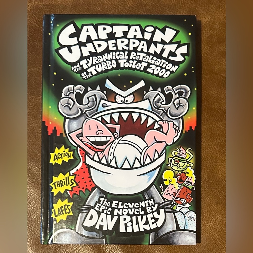 Captain Underpants Hardcover Book